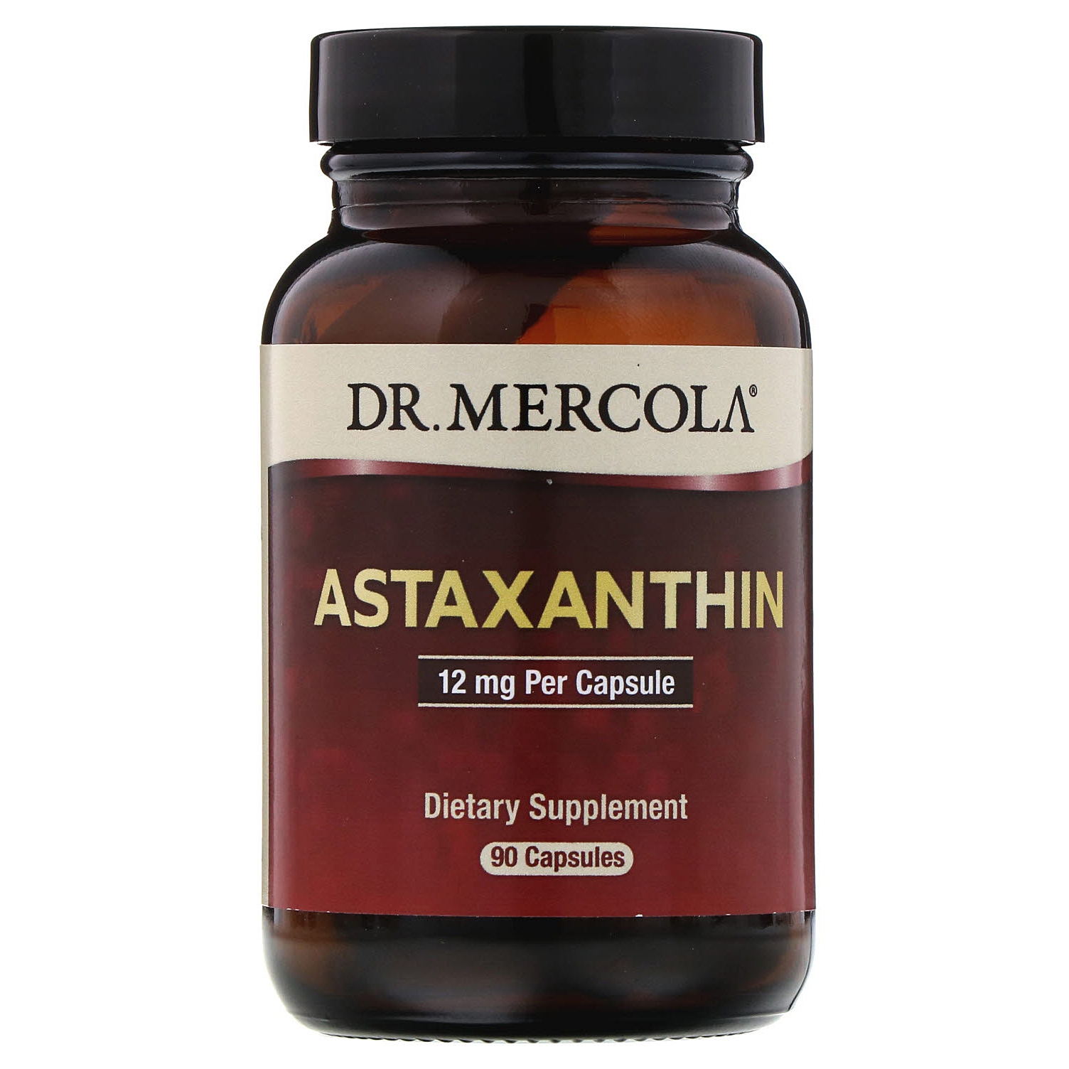 Image of Astaxanthin 12 mg (90 Capsules) - Dr. Mercola