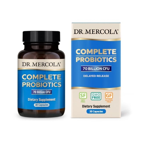 Image of Dr. Mercola, probiotiques complets, 30 Capsules