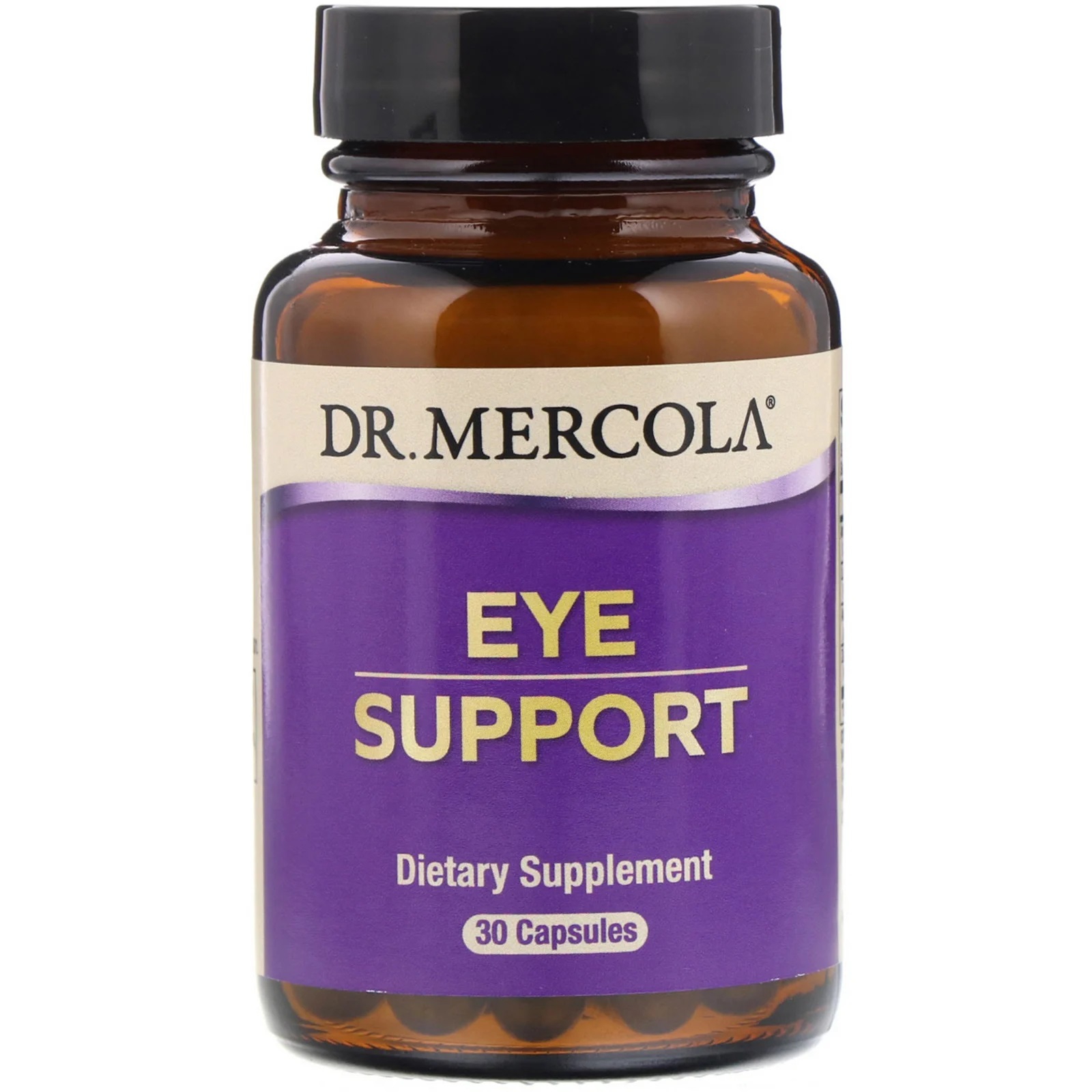 Image of Dr. Mercola, Oeil de soutien avec lutéine, 30 Capsules 