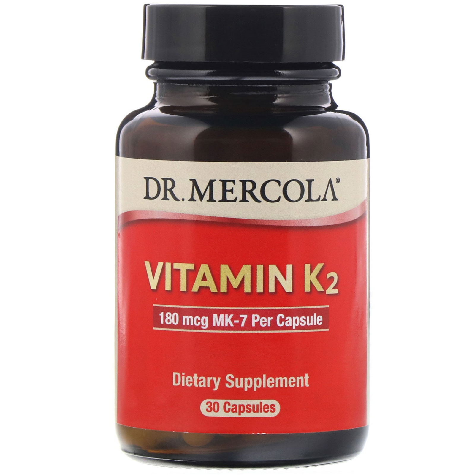 Image of Dr. Mercola, vitamine K2, 30 Capsules 