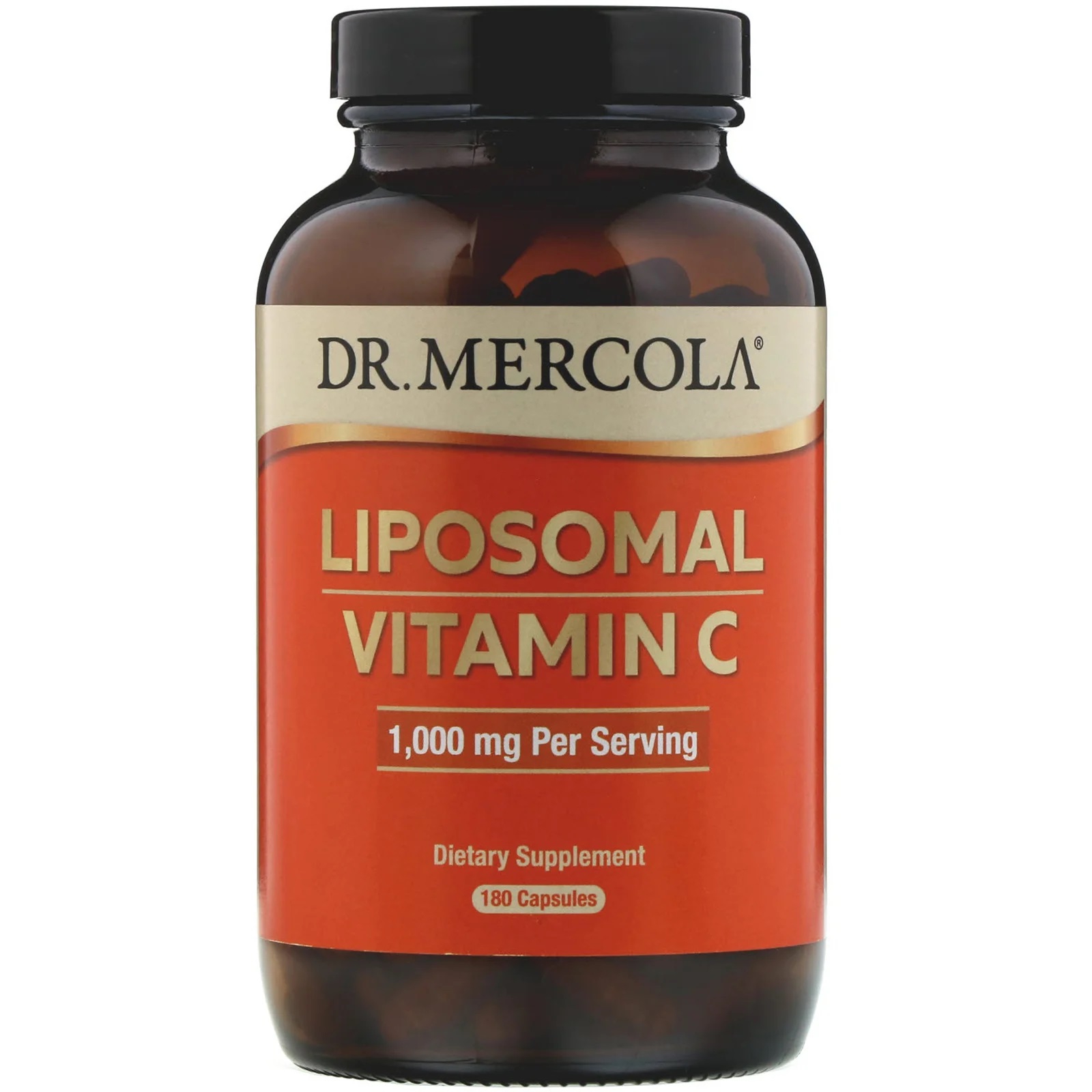 Image of Dr. Mercola, Liposomes de vitamine C, 180 Capsules 