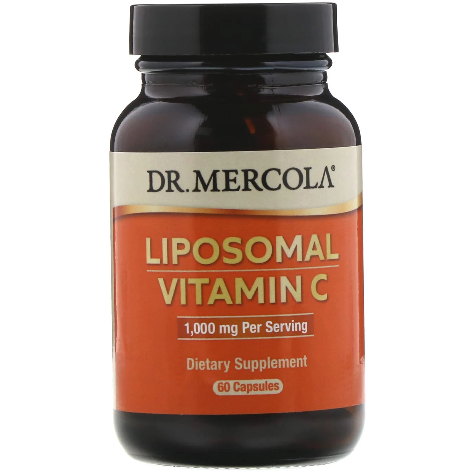 Image of Dr. Mercola, Liposomale vitamine C, 1 000 mg, Capsules 60 Licaps