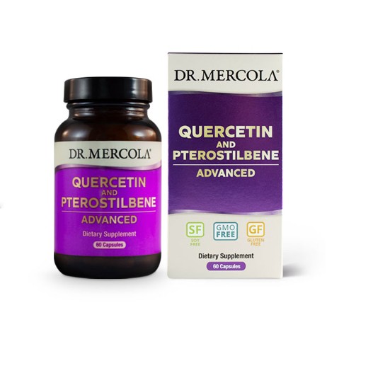 Image of Quercetin and Pterostilbene Advanced (60 capsules) - Dr. Mercola