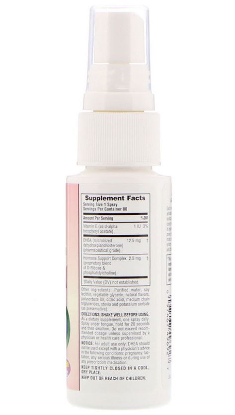 Image of DHEA Spray Lipoceutical Delivery System - Natural Wild Berry (60 ml) - Nature&apos;s Plus
