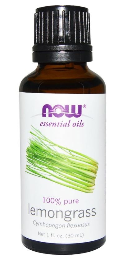 Image of Organic Essential Oils- Lemongrass (30 ml) - Now Foods 