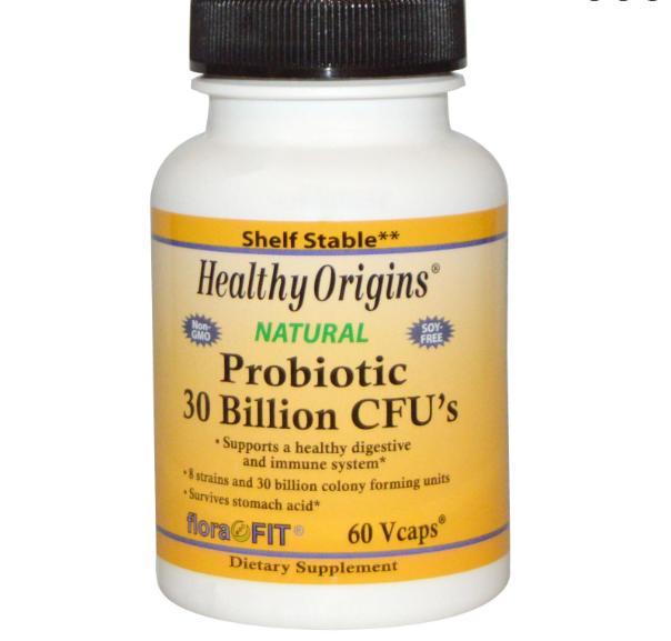 Image of De probiotique 30 milliards UFC (60 Vcaps) - Healthy Origins 