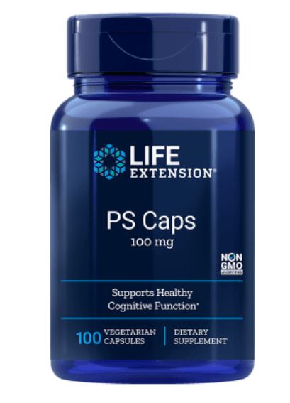 Image of PS Caps 100 mg (100 Veggie Caps) - Life Extension 
