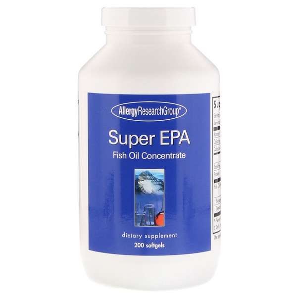 Image of Super EPA Fish Oil Concentrate 200 Softgels - Allergy Research Group