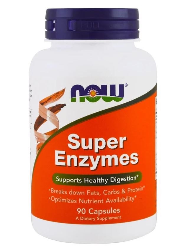 Image of Super Enzymes (90 capsules) - Now Foods