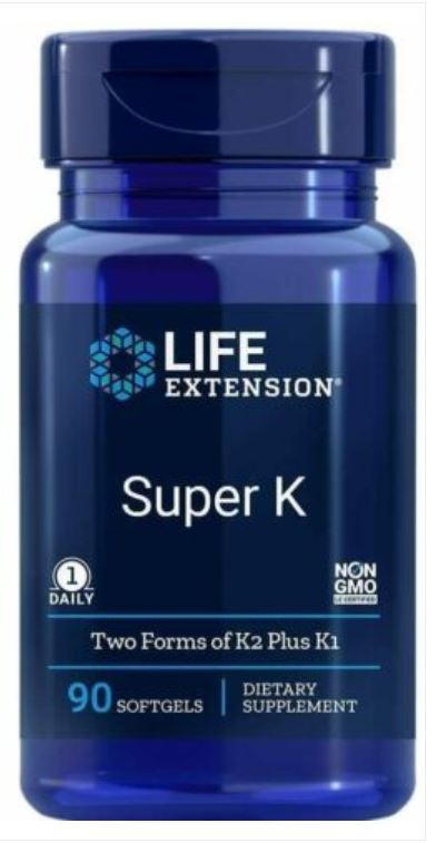 Image of Life Extension, Super K K2 avancées complexes, 90 gélules 