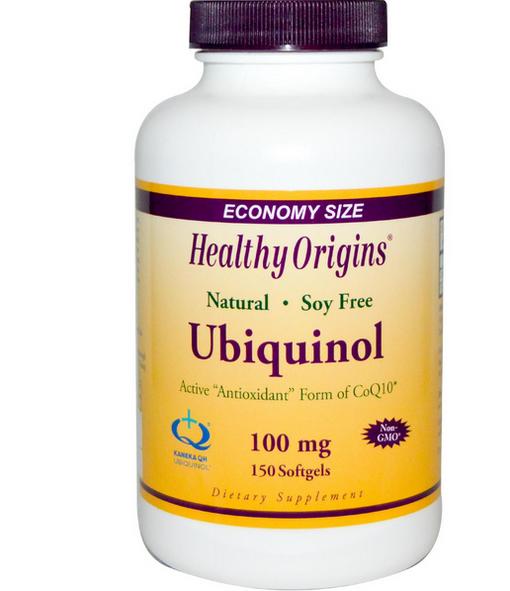 Image of Healthy Origins, Ubiquinol 100 mg, 150 gélules 