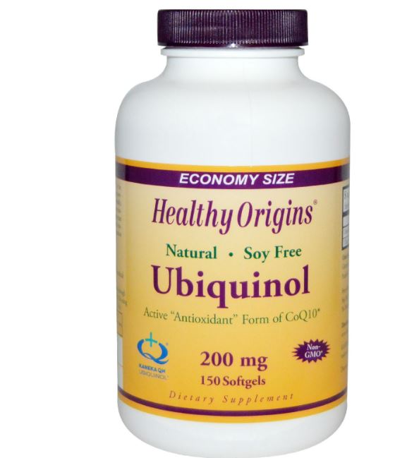 Image of Ubiquinol 200 mg (150 gélules) - Healthy Origins