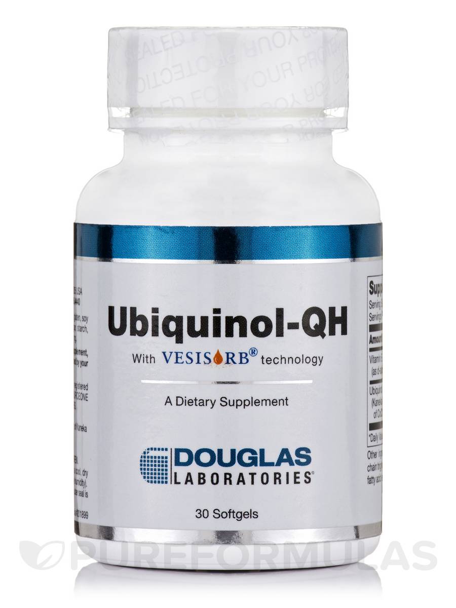 Image of Ubiquinol-QH with VESISORB Technology (30 softgels) - Douglas Laboratories 