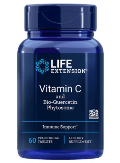 Image of Life Extension, Vitamine C avec dihydroquercétine 1000 mg, 60 comprimés 